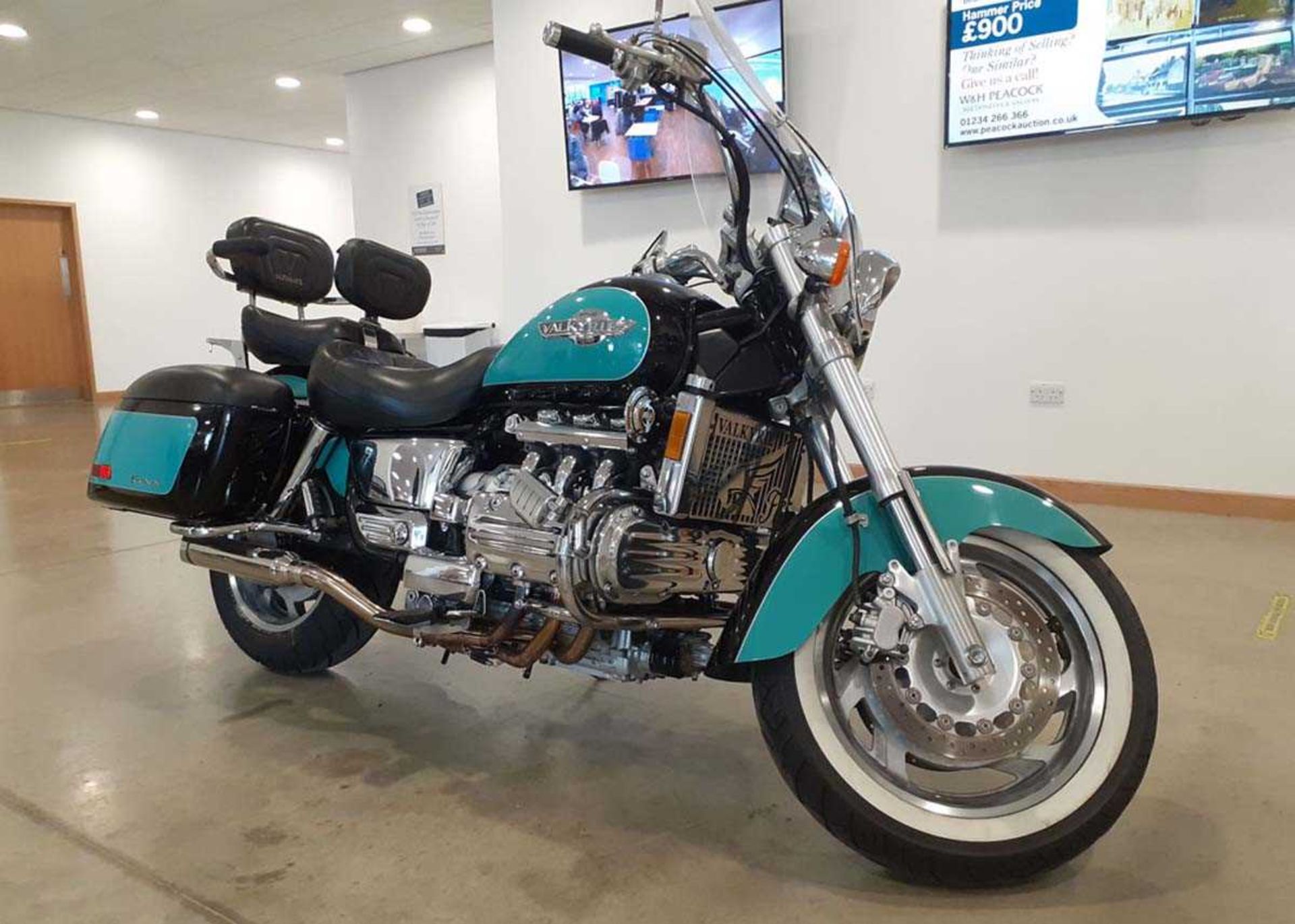 (1998) Honda Valkyrie F6 Tourer Motorbike in turquoise and black, first registered in UK 01/08/21,