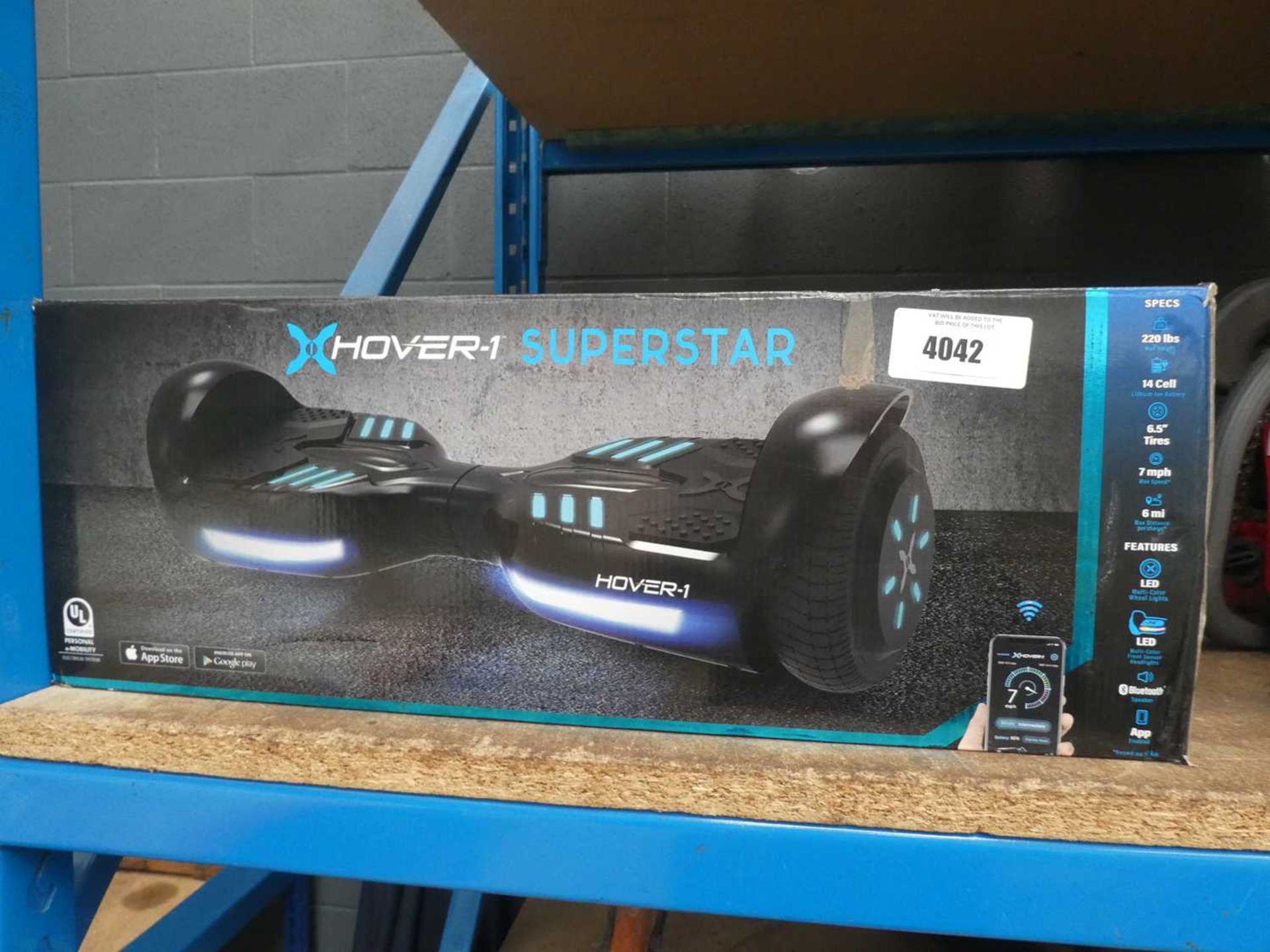 Boxed hoverboard