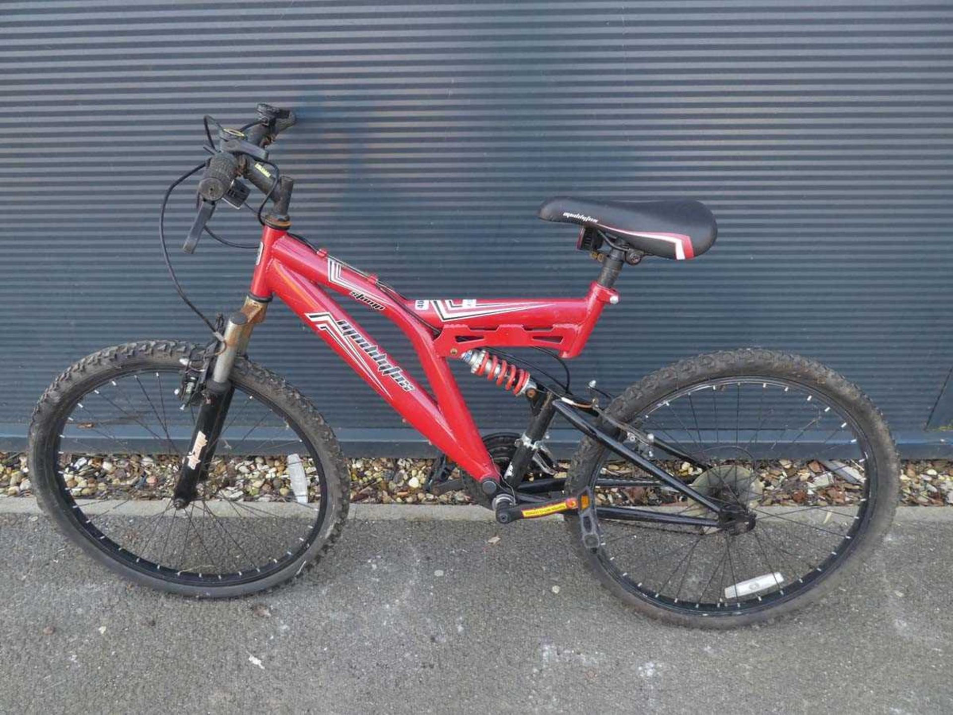 Red Muddyfox child's mountain bike