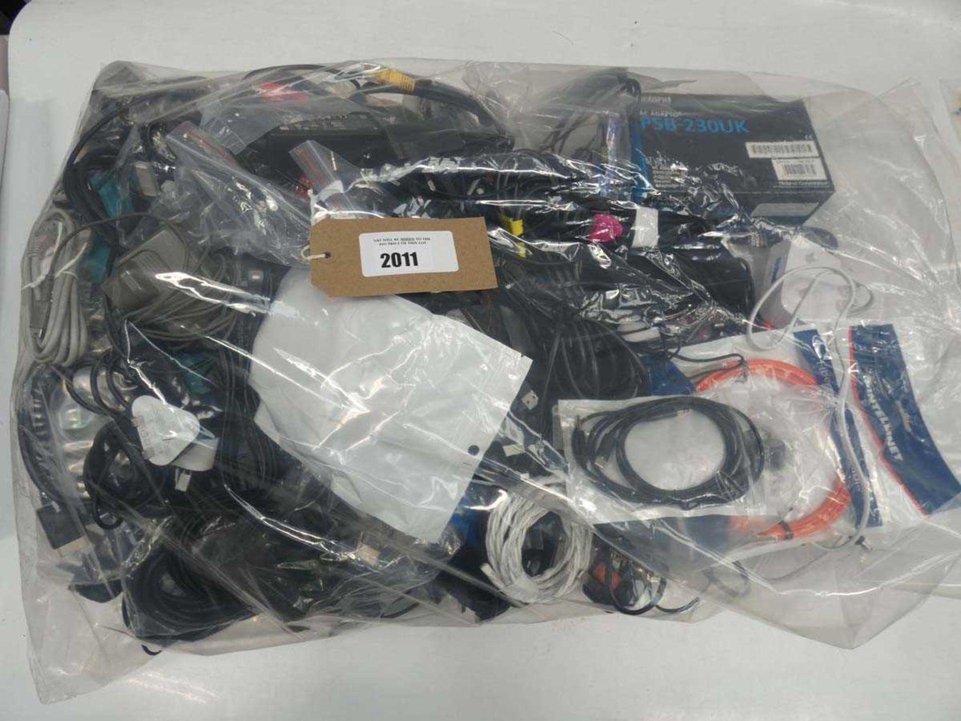 +VAT Bag containing cables, leads and PSUs