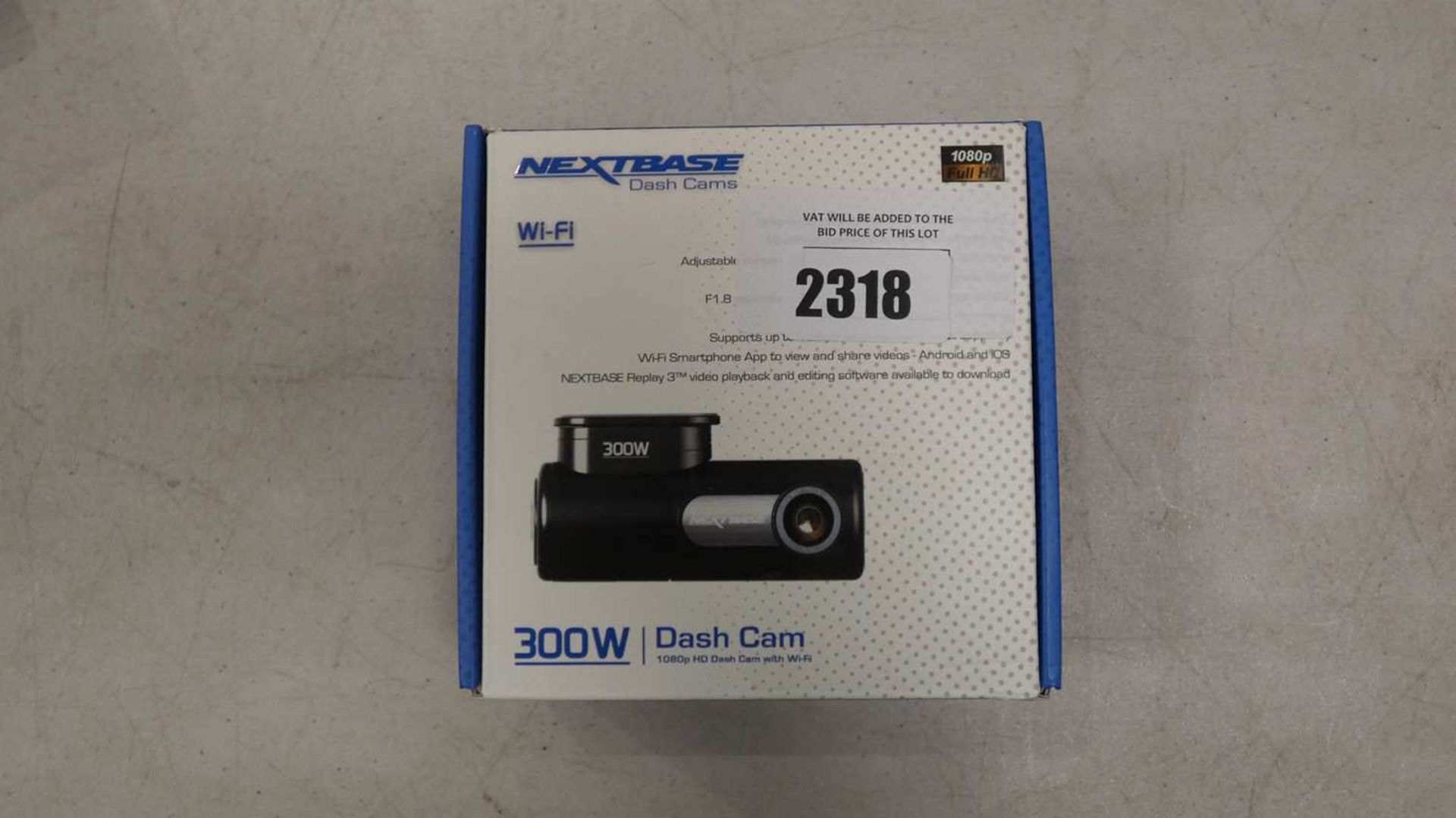 +VAT Nextbase wifi 300W dash cam in box