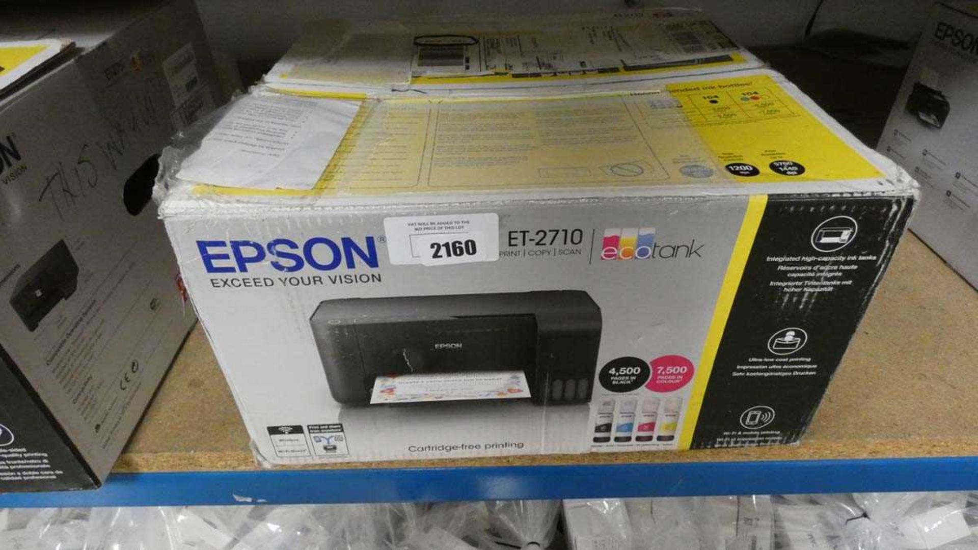 +VAT Epson ET2710 printer with box