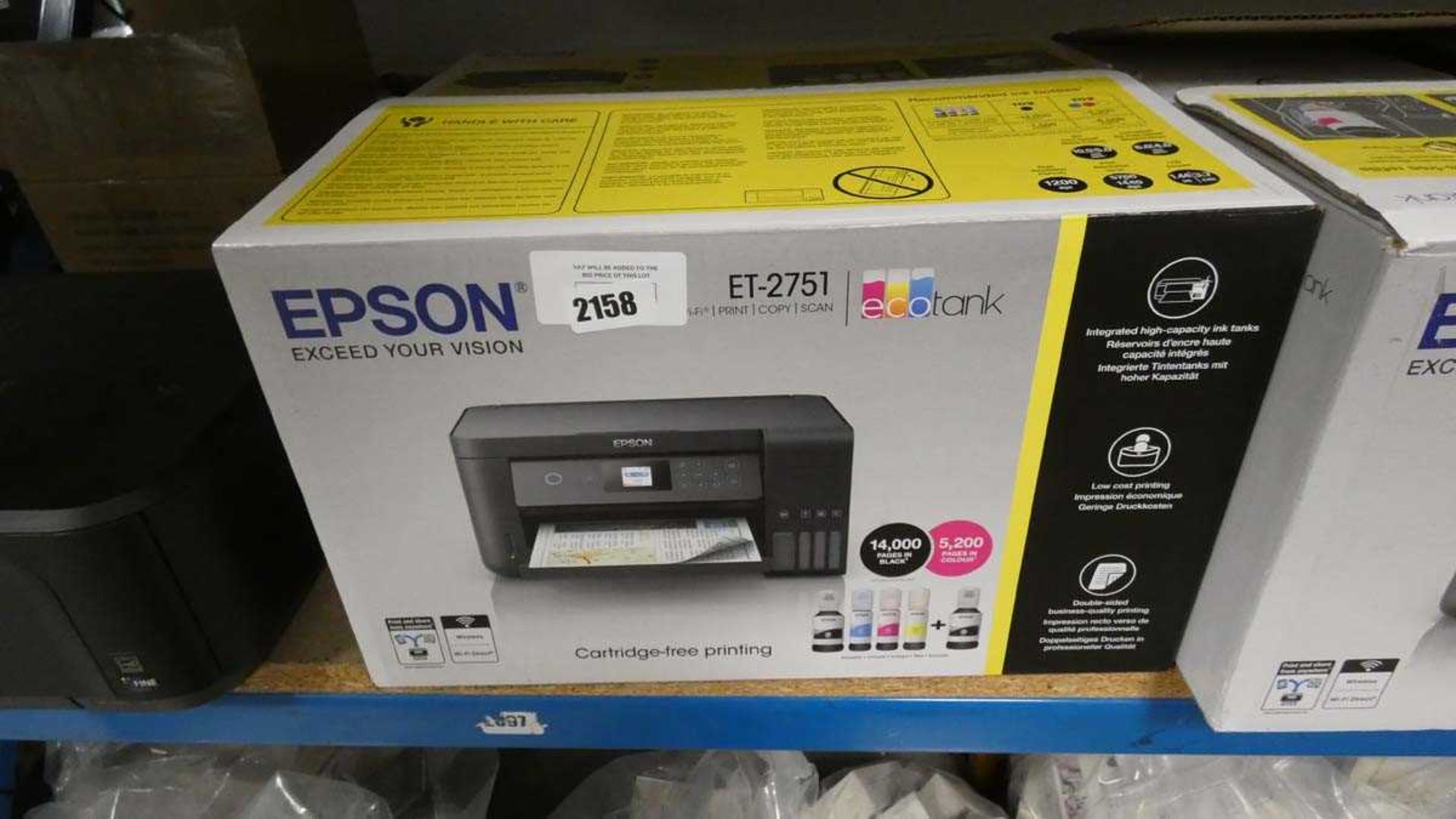 +VAT Epson Expression ET2751 printer with box