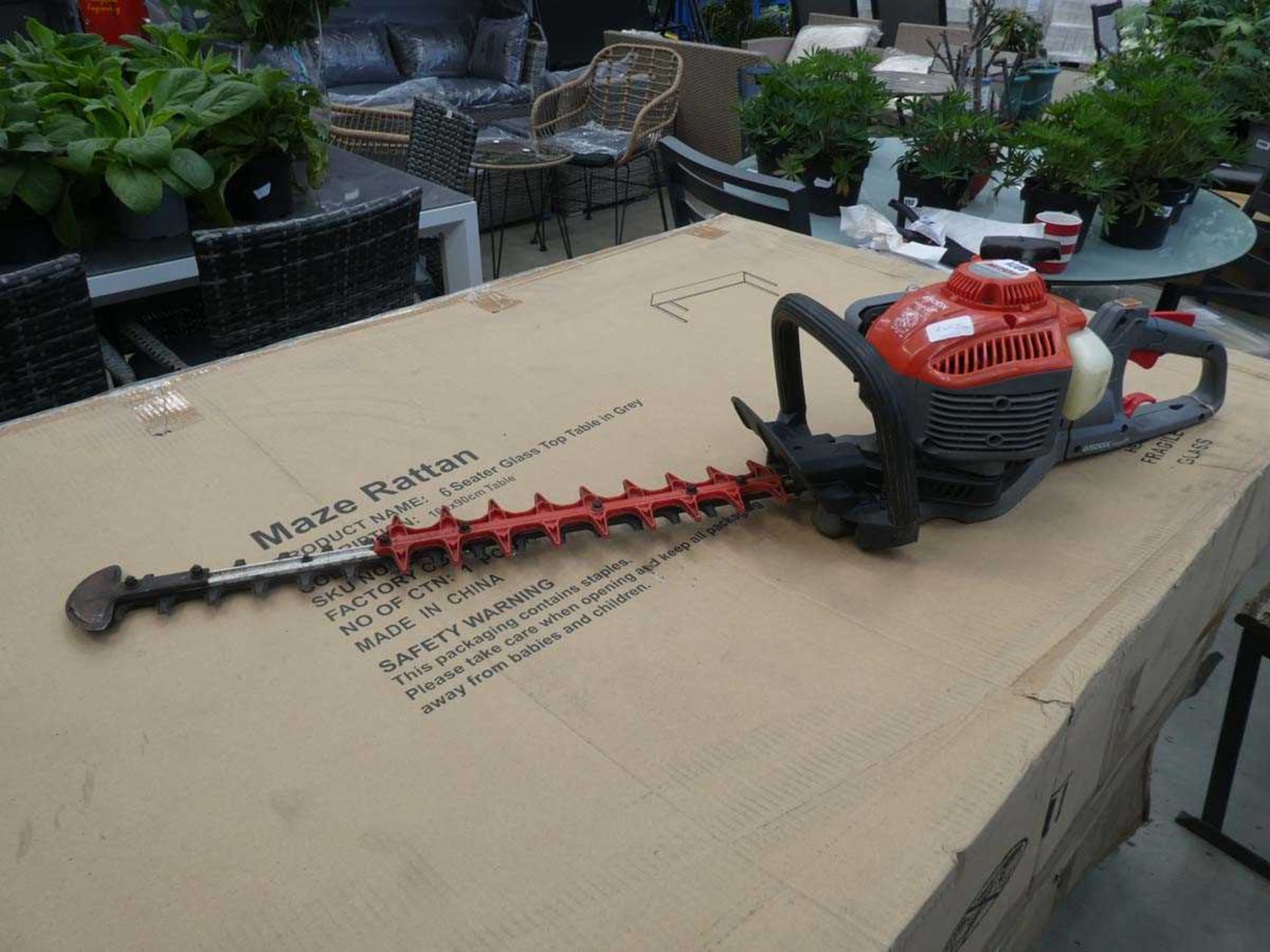 Mitox 650DX petrol powered hedge cutter