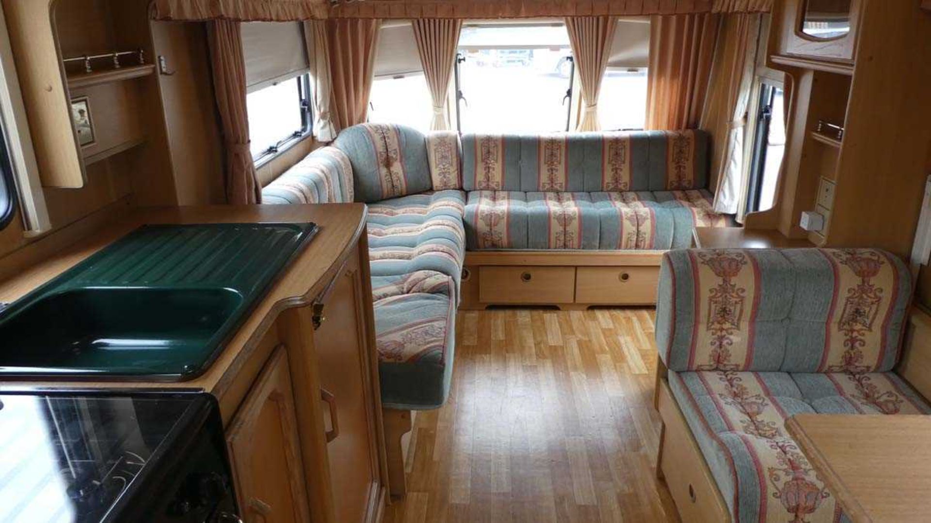Abi Award Morningstar 18ft touring caravan, 4-5 berth with cooker, refrigerator, WC, shower, - Image 11 of 12