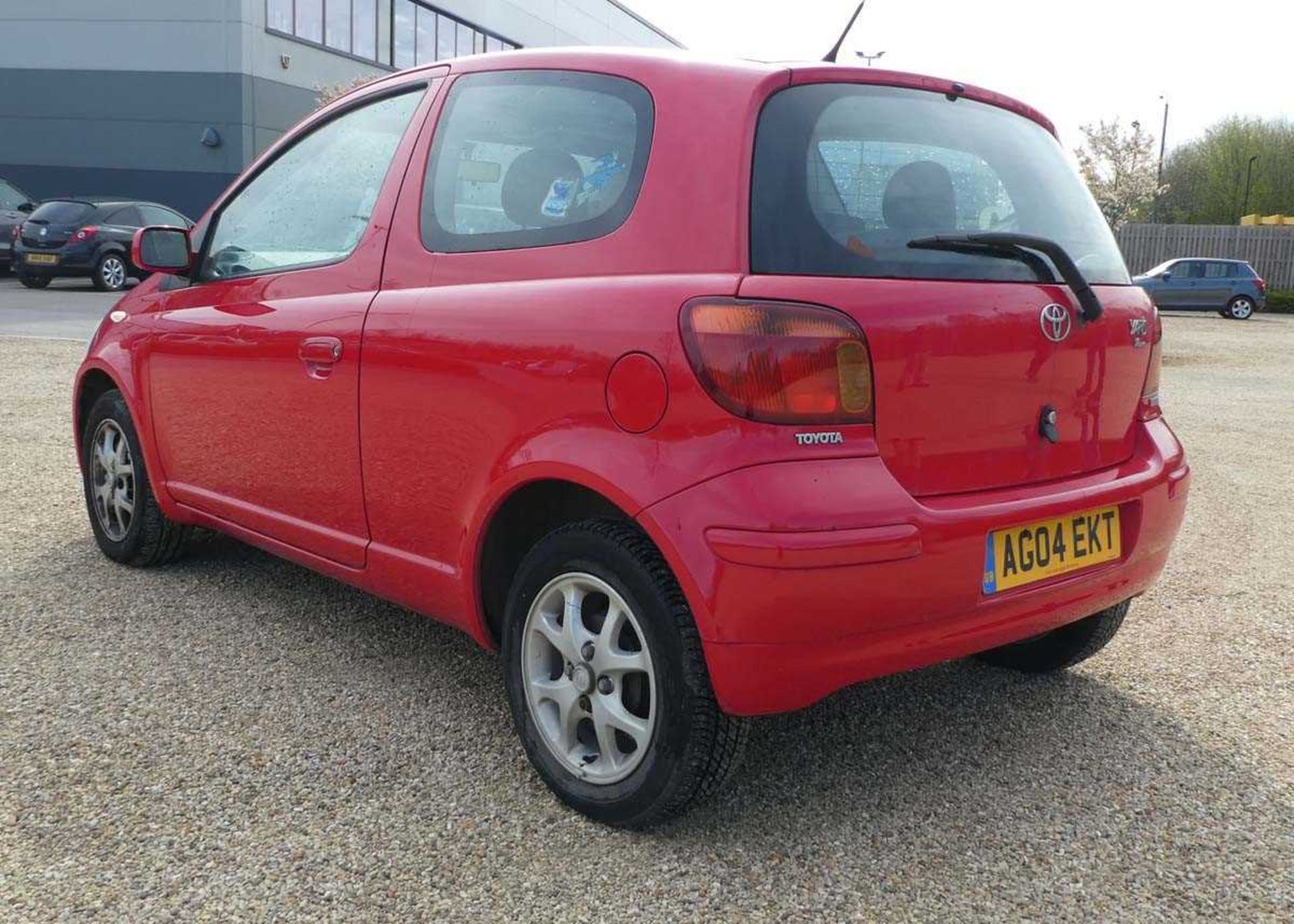 2004 (04 plate) Toyota Yaris T Spirit in red, first registered 10.07.2004, registration plate AG04 - Image 6 of 11