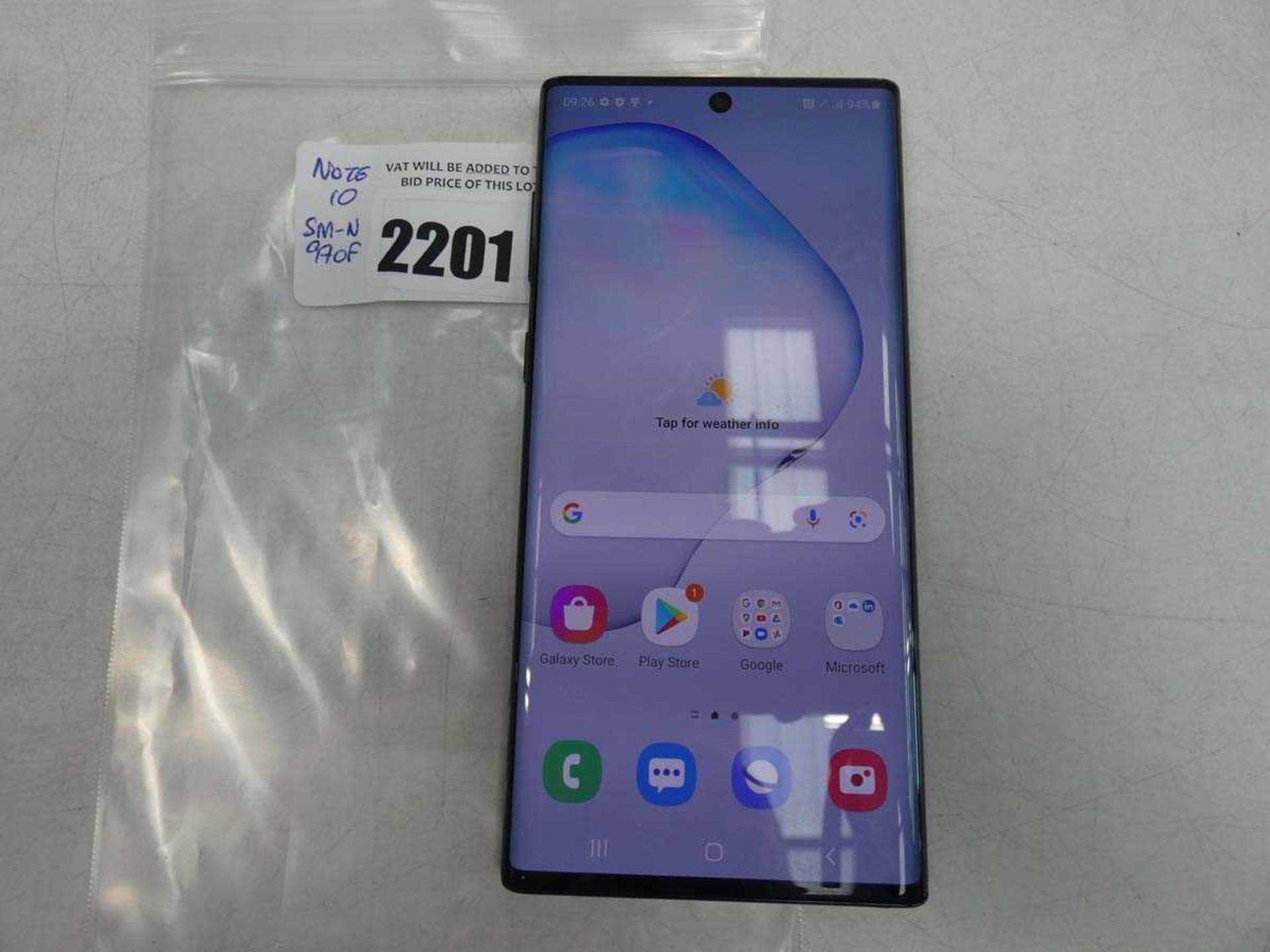 +VAT Samsung Note 10 256GB smartphone