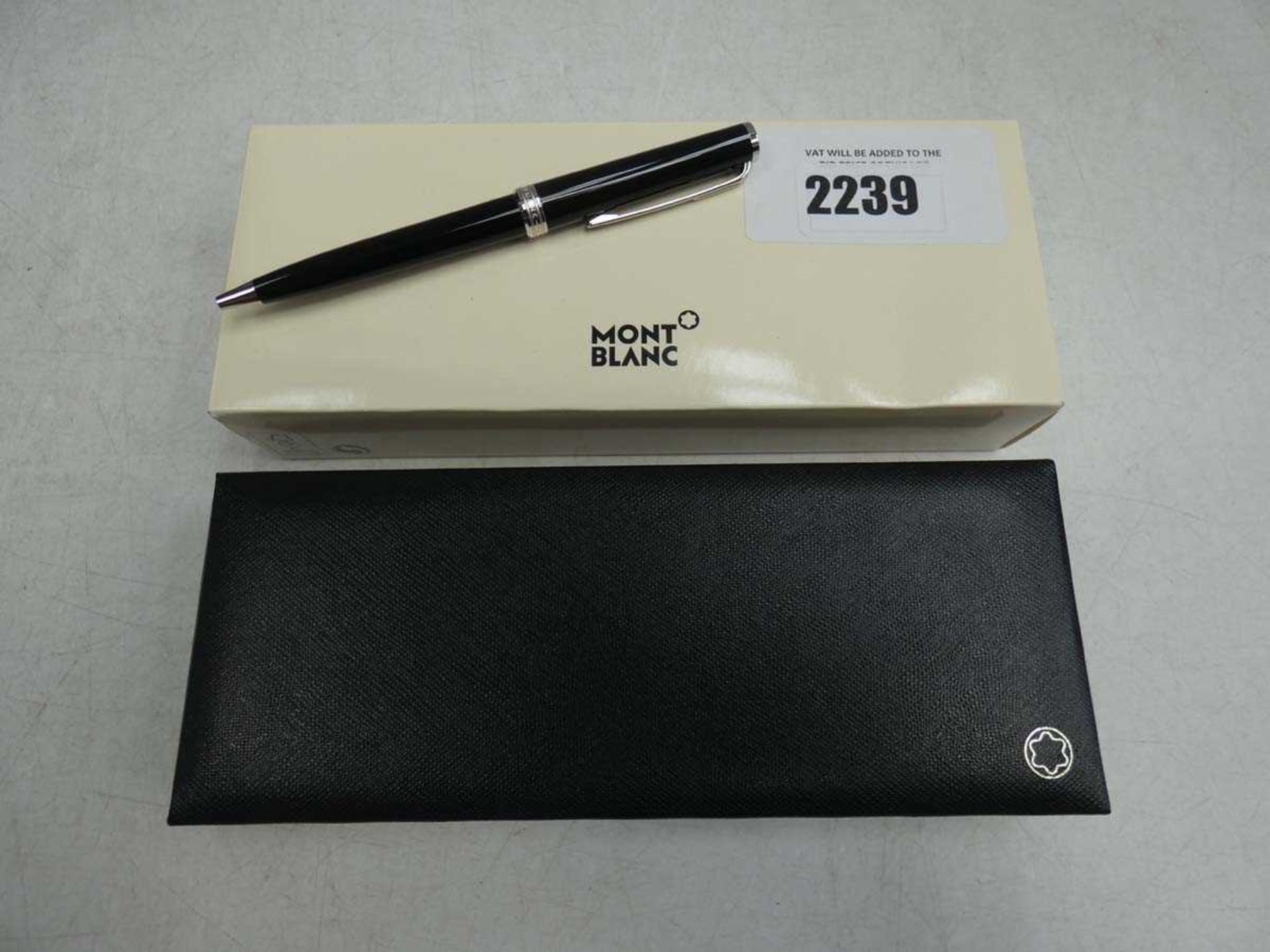 +VAT Mont Blanc ballpoint pen with box and case