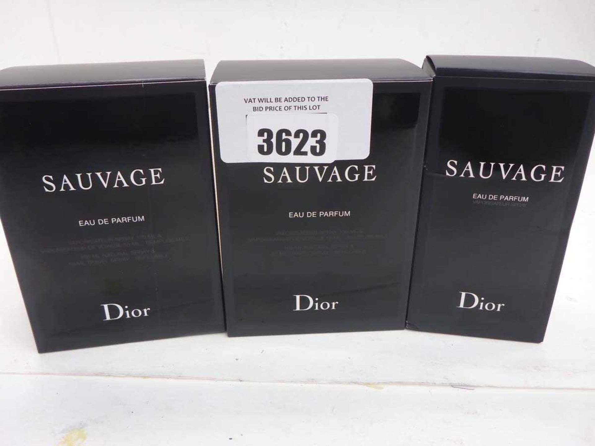 +VAT 3 x Dior Sauvage eau de parfum 100ml