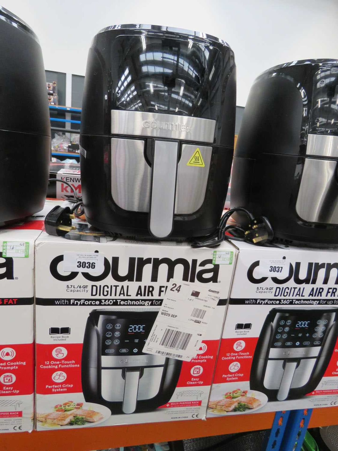 +VAT Gourmia 5.7L digital air fryer