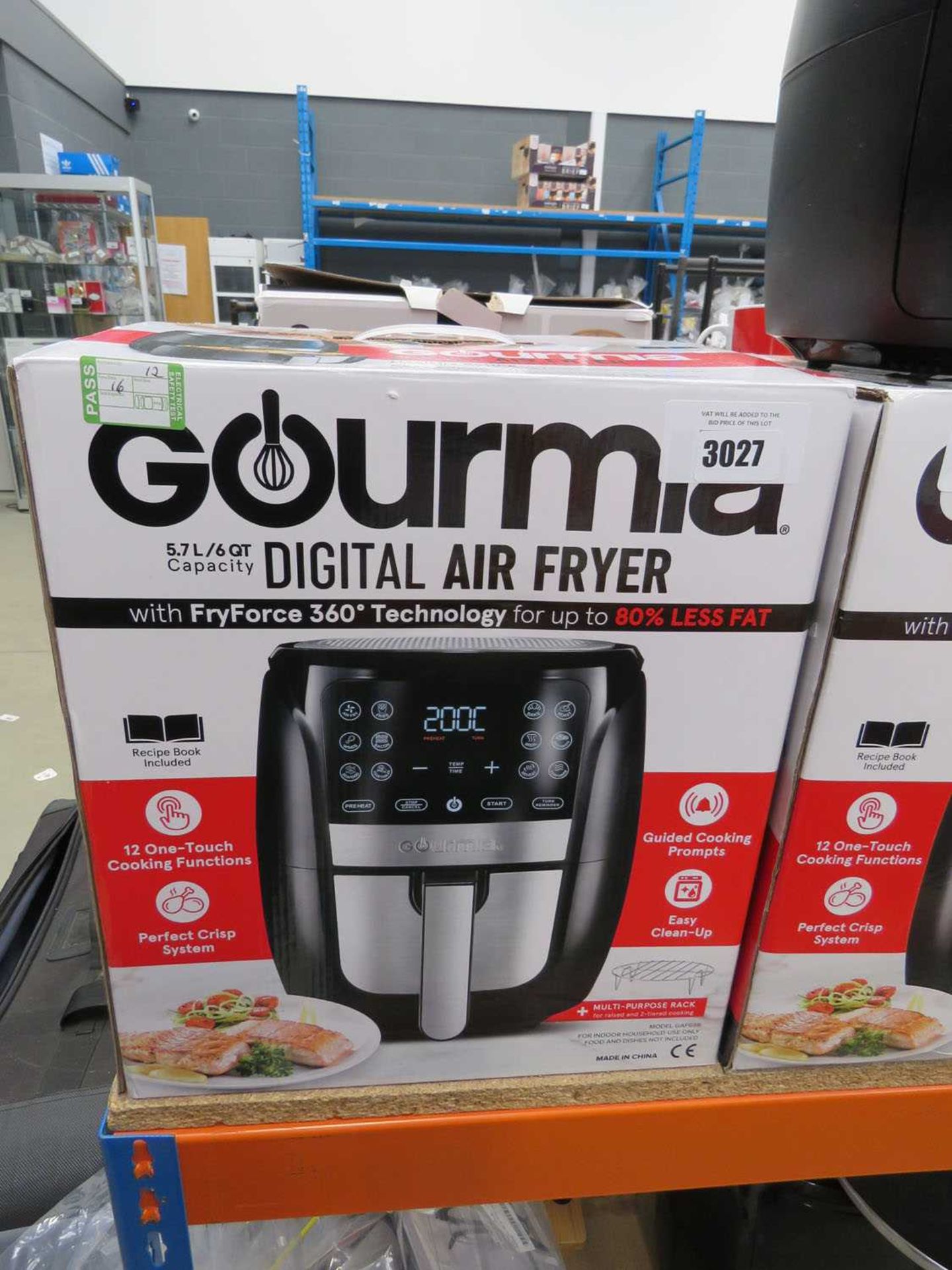 +VAT Gourmia 5.7L digital air fryer