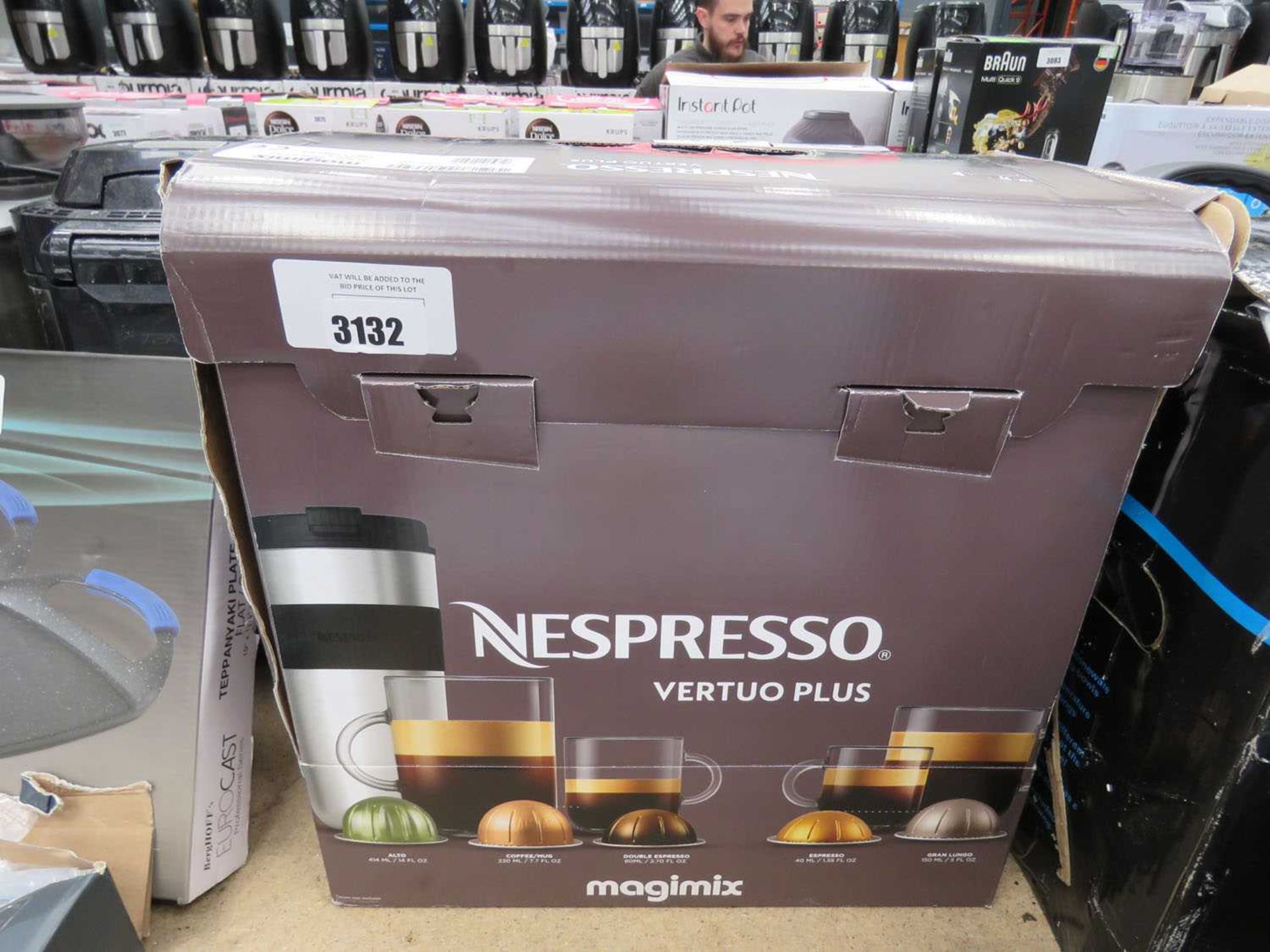 +VAT Nespresso Vertuo PlusMagmix coffee machine