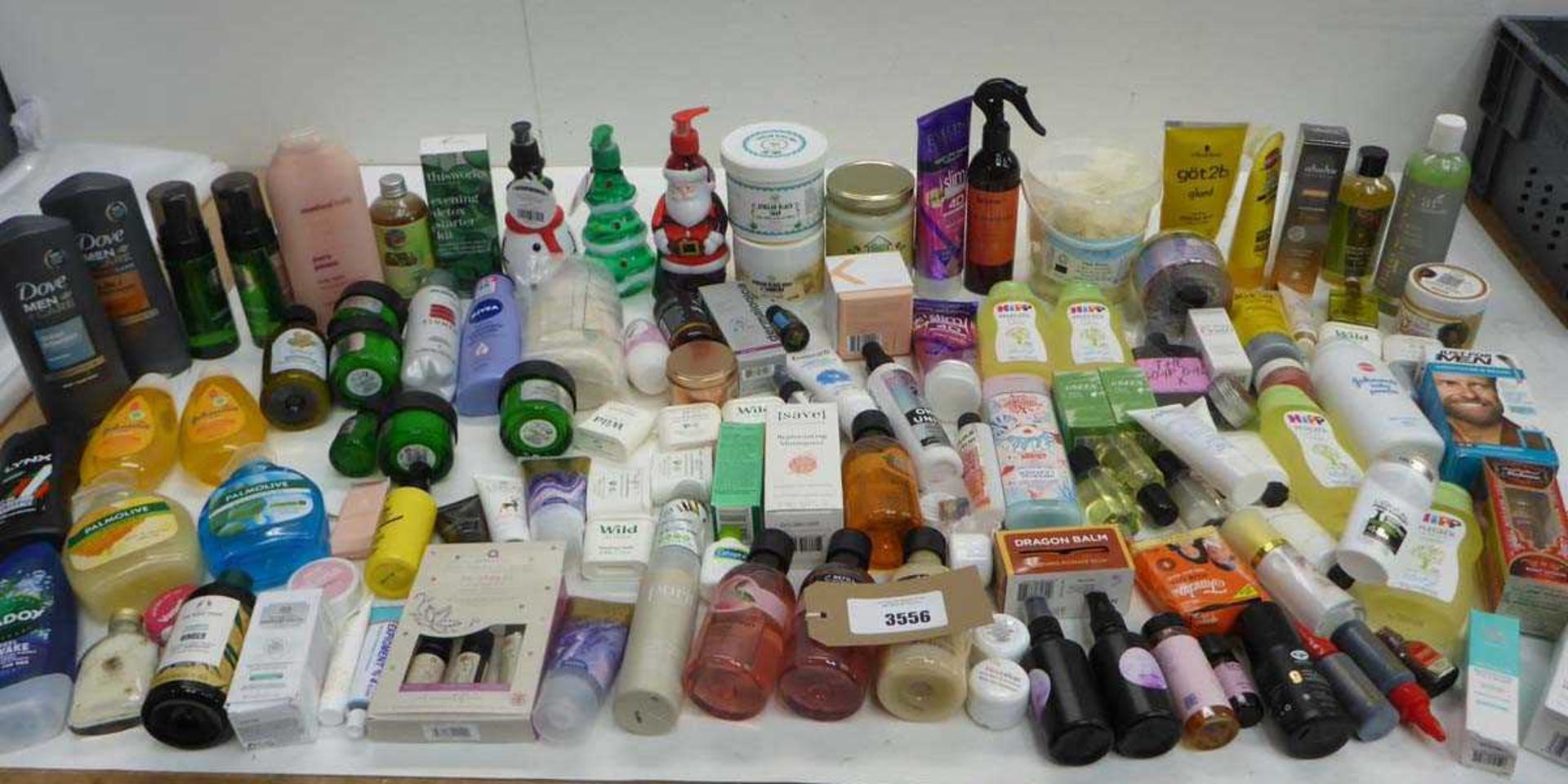 +VAT Large bag of toiletries including body wash, detox kit, shea butter, hair products,