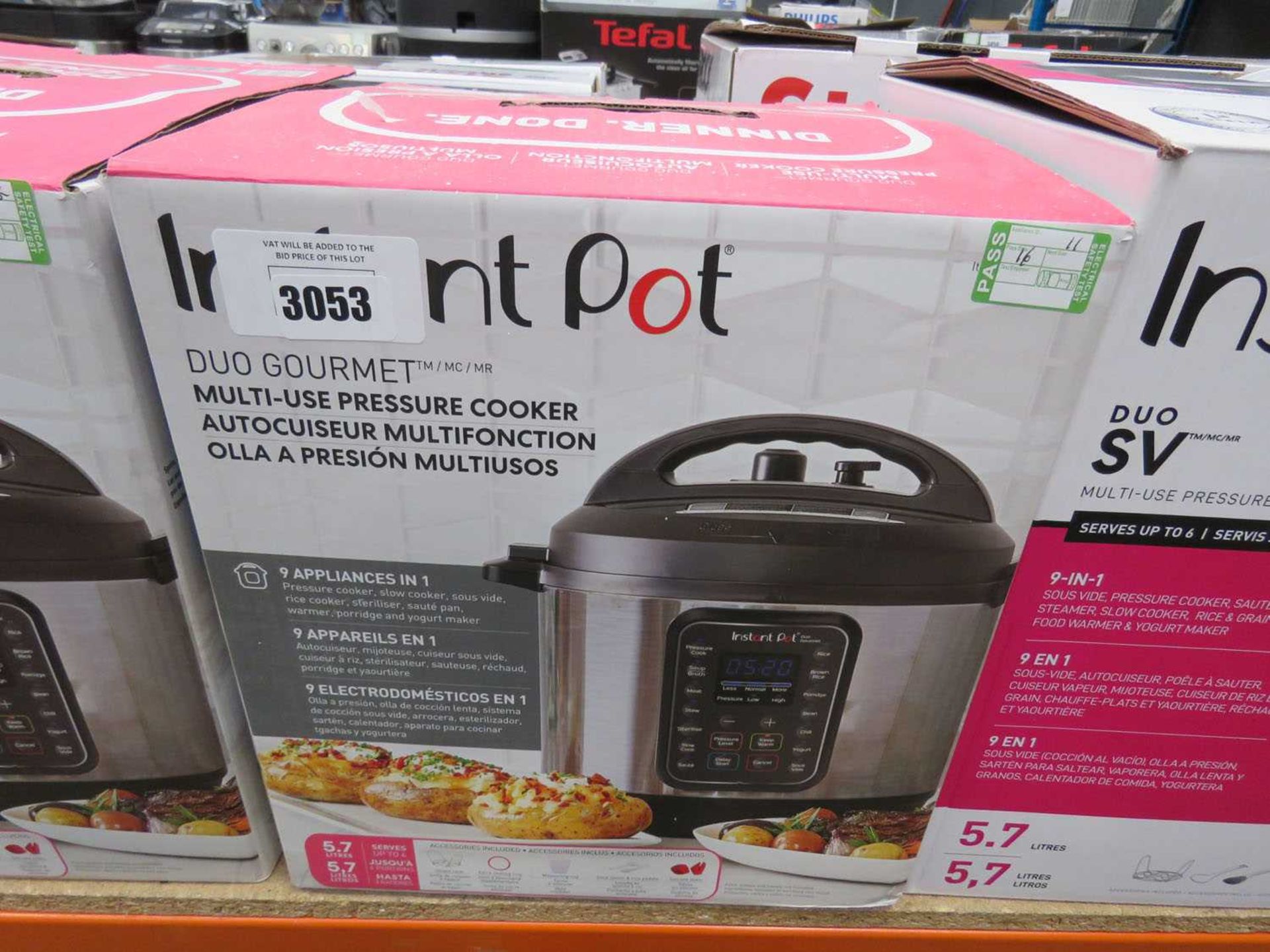+VAT Instant Pot Duo Gourmet multi use pressure cooker