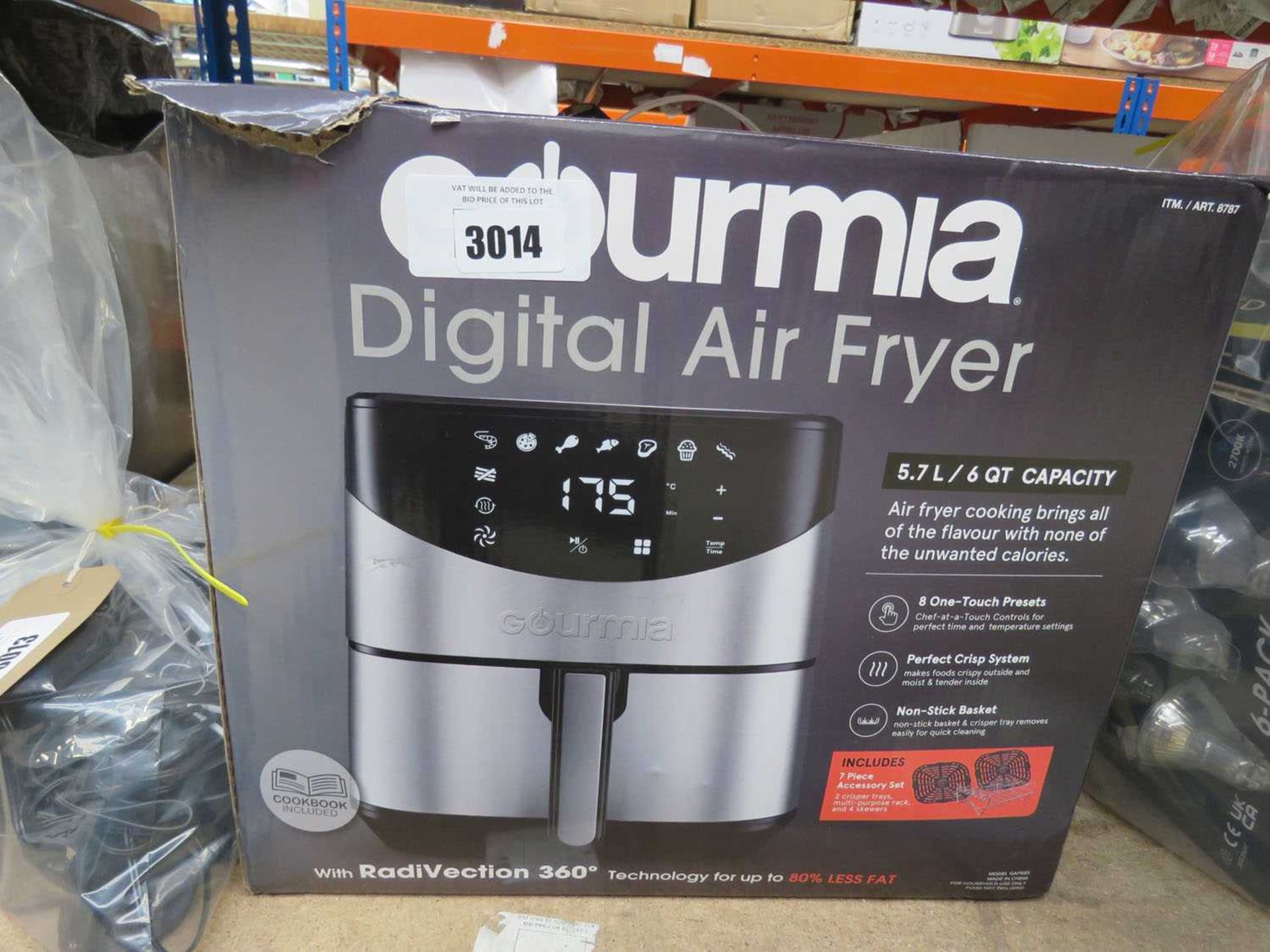 +VAT Gourmia digital air fryer