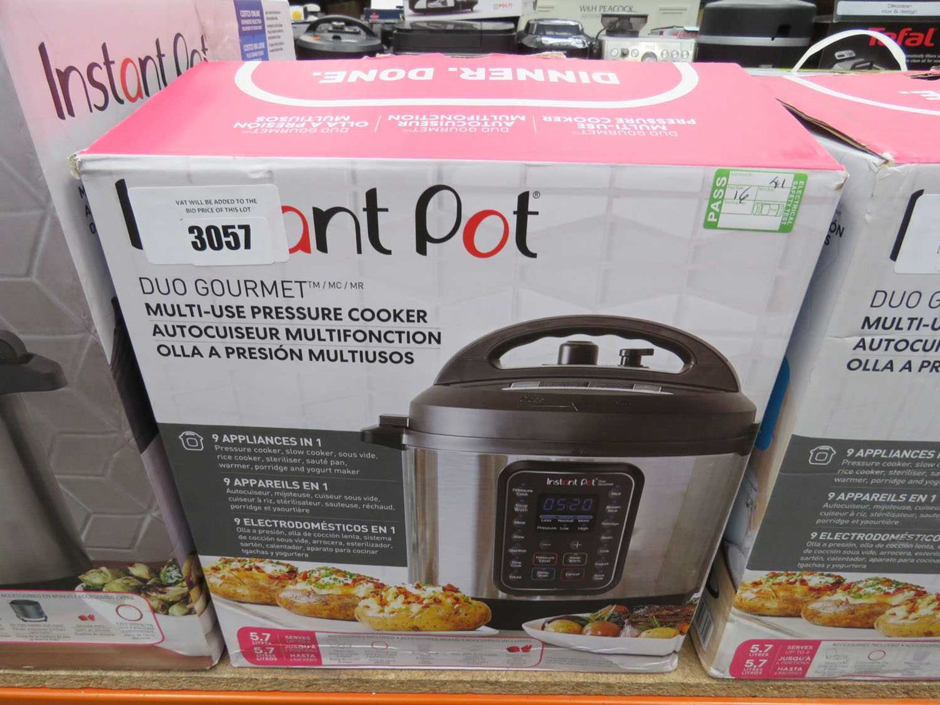 +VAT Instant Pot Duo Gourmet multi use pressure cooker