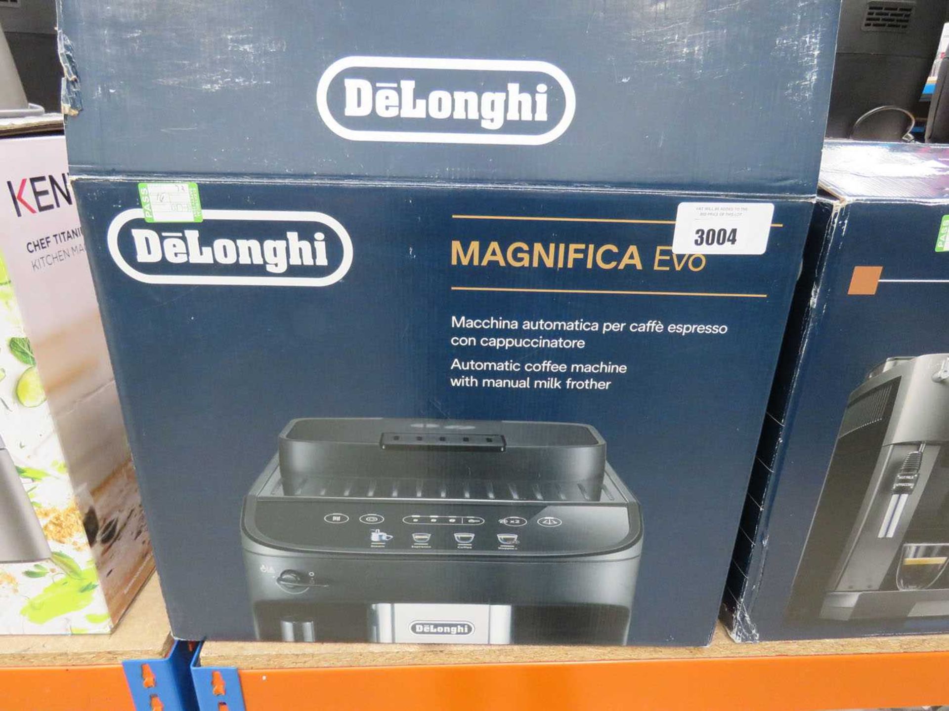 +VAT De Longhi Magnific Evo coffee machine