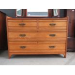 Ash chest of two over two drawers