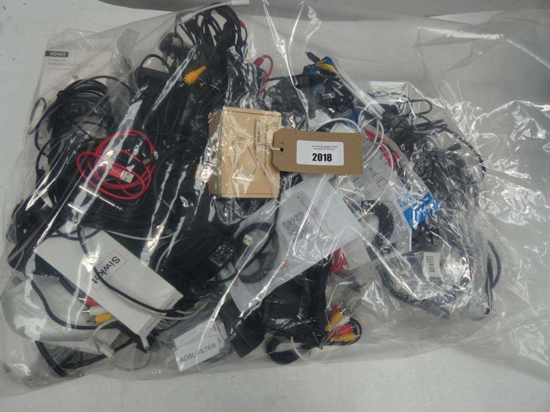 +VAT Bag containing leads, cables and PSUs