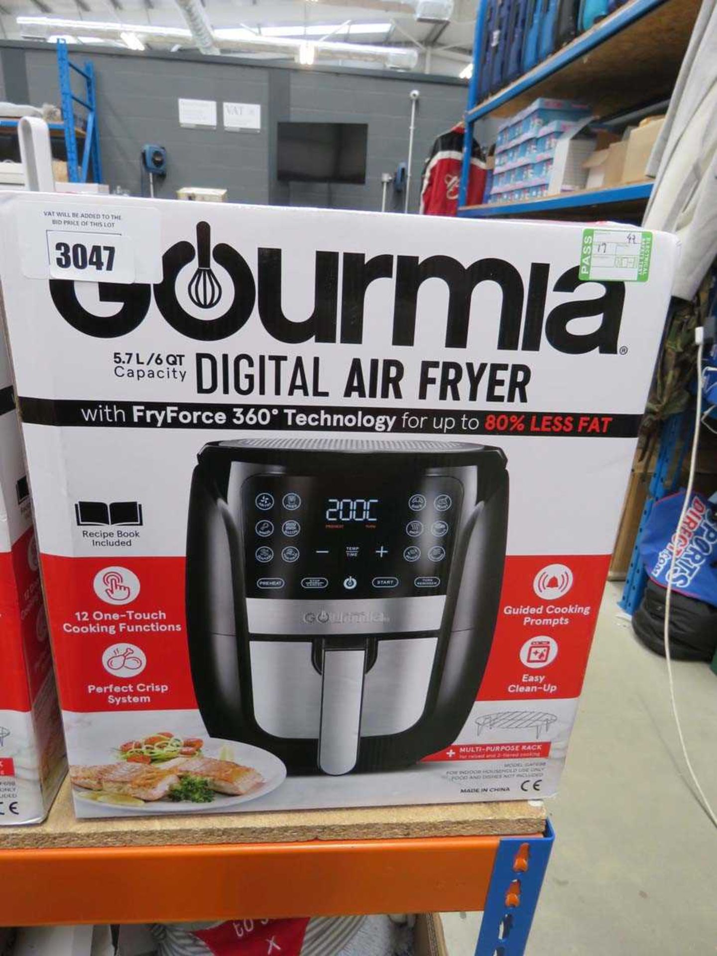 +VAT Gourmet 5.7L digital air fryer