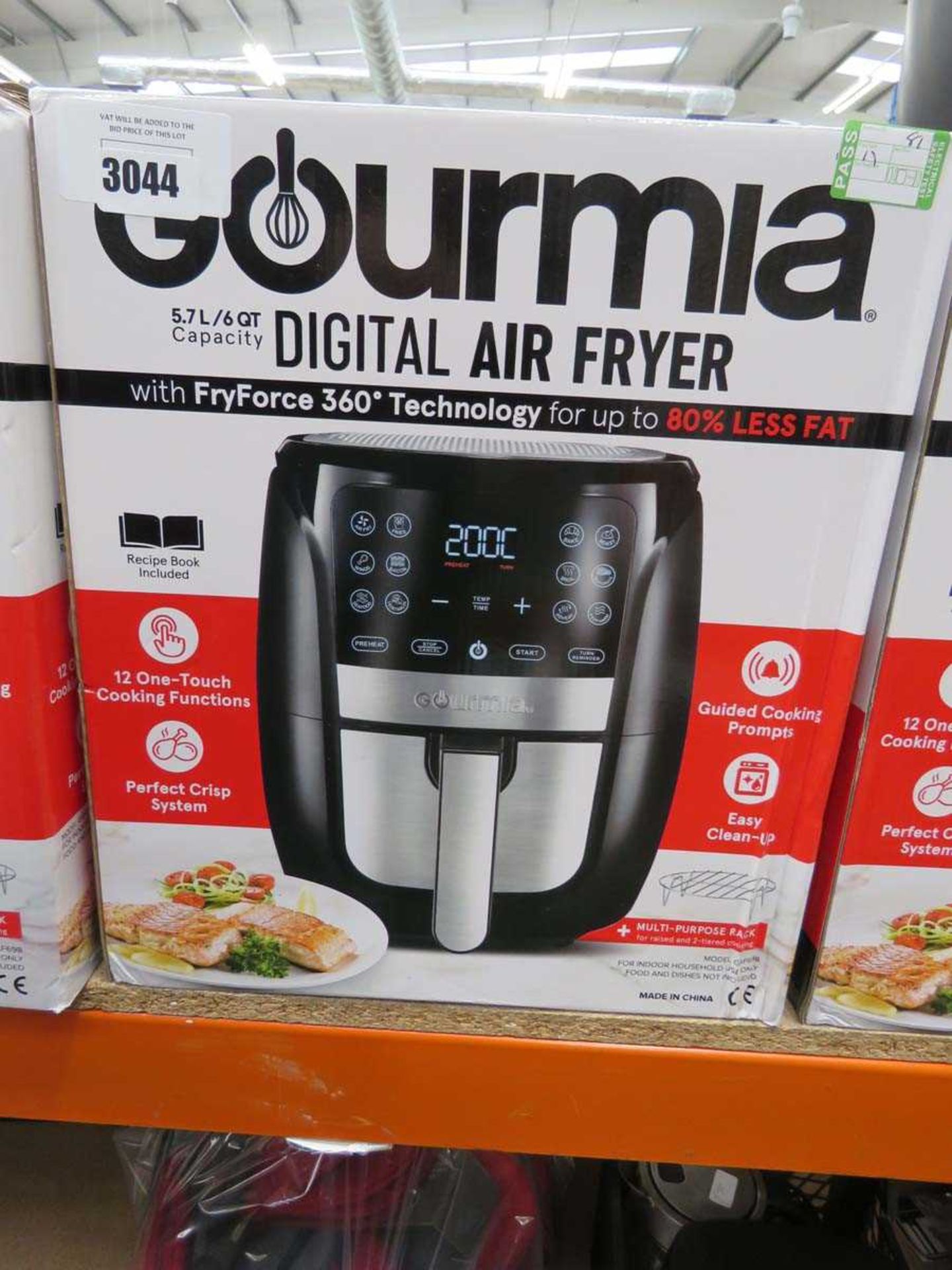 +VAT Gourmet 5.7L digital air fryer