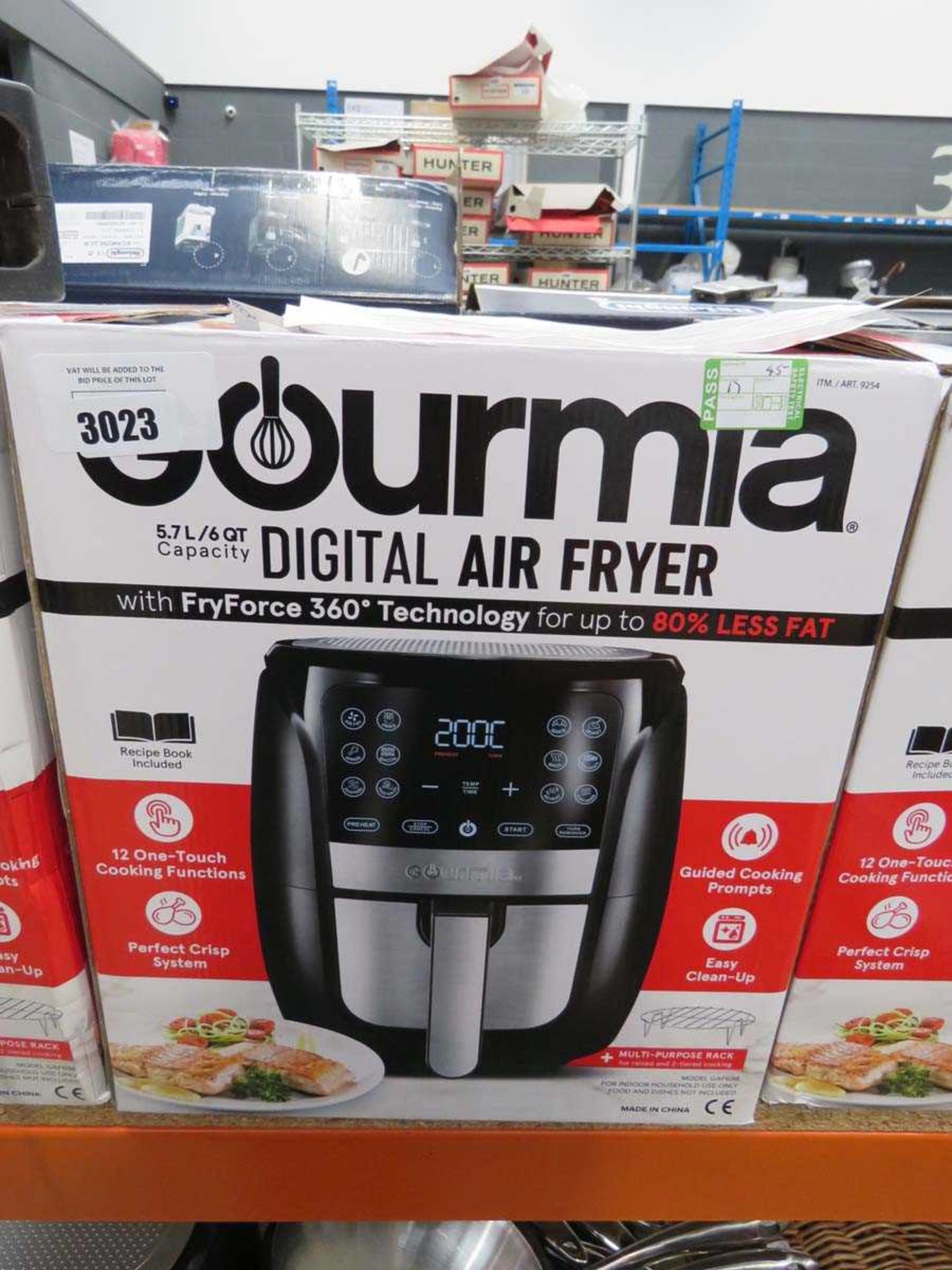 +VAT Gourmet 5.7L digital air fryer