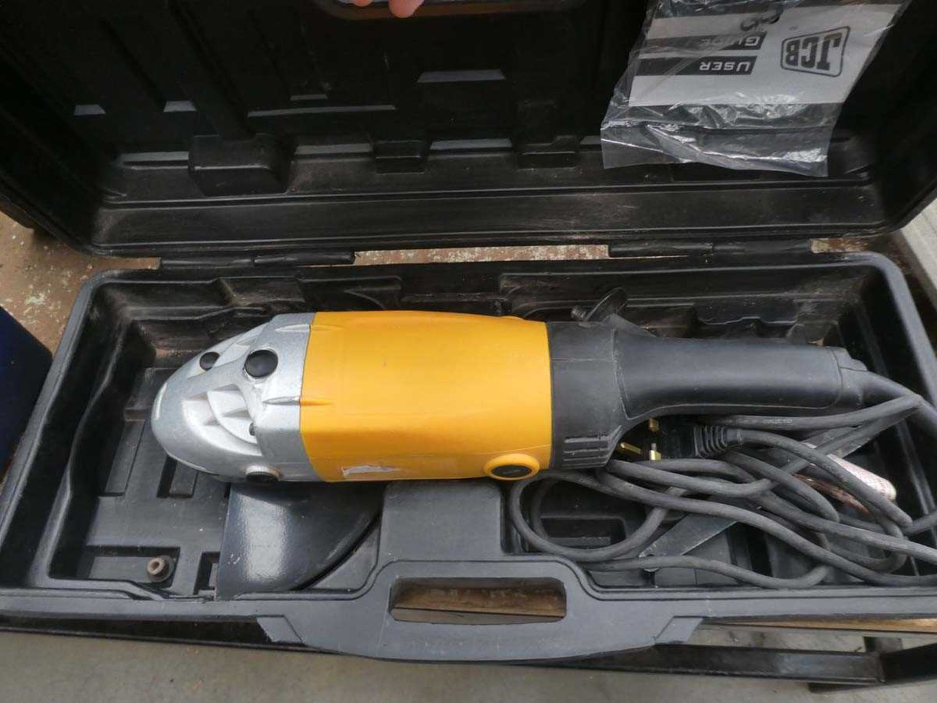 JCB 9.5" angle grinder