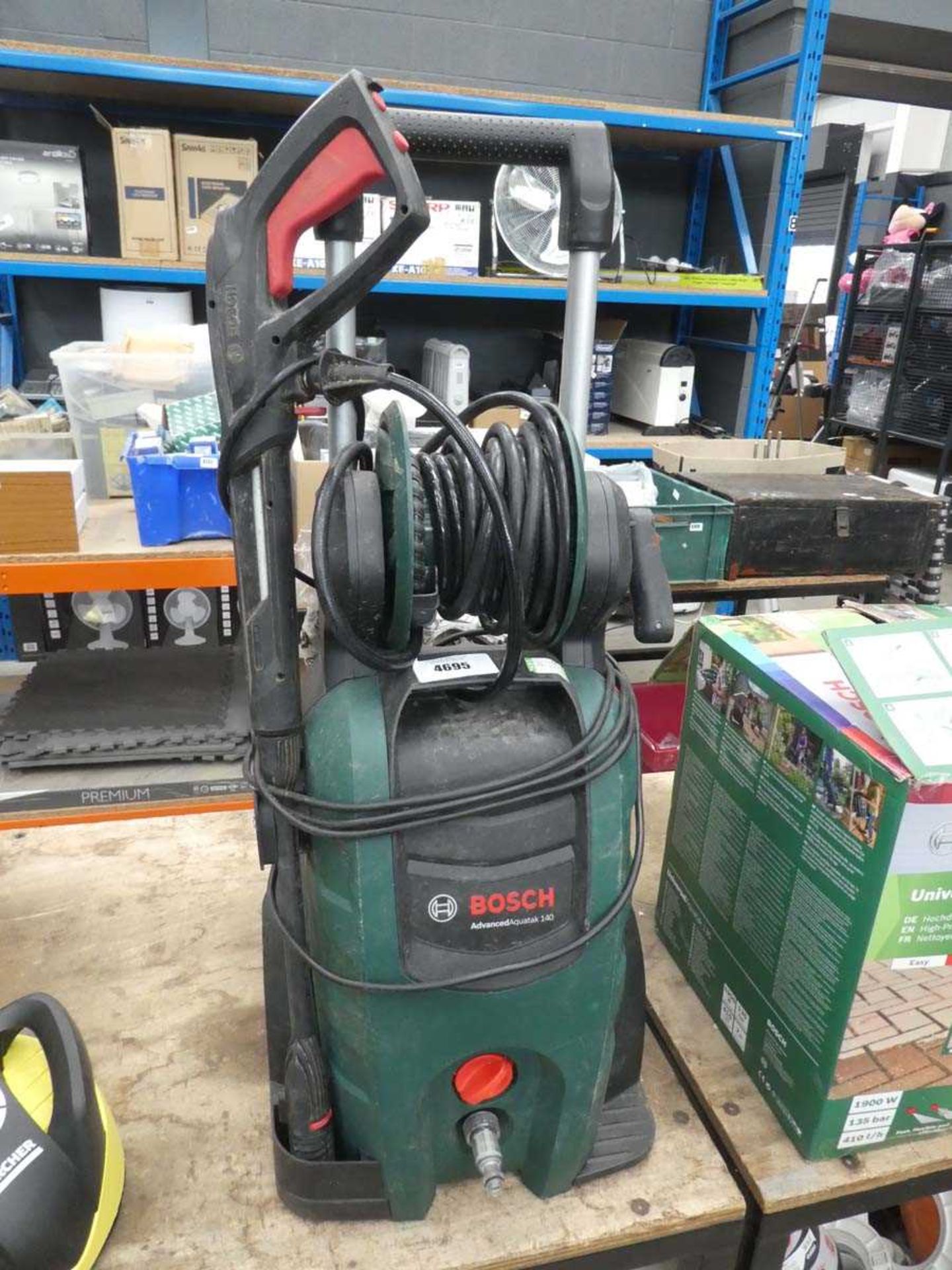 +VAT Bosch Advance Aquatak 140 electric pressure washer with patio cleaning head