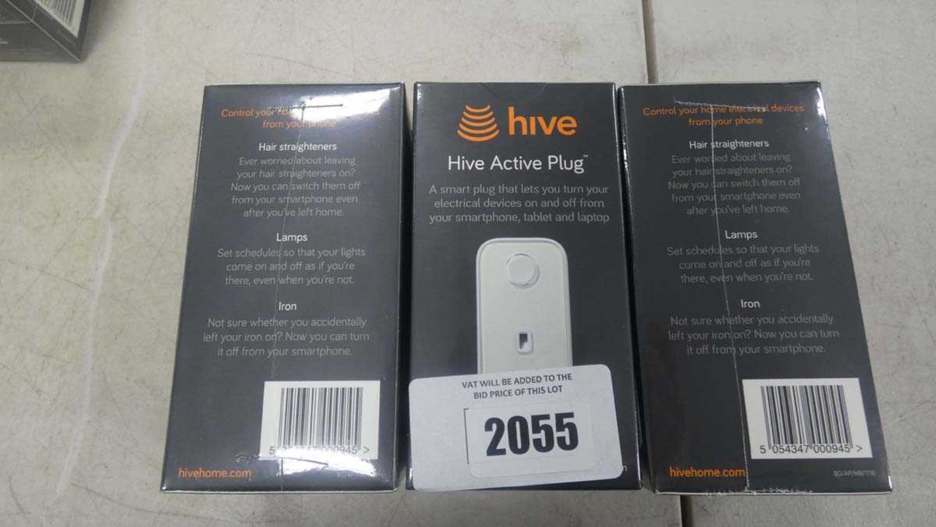 +VAT 3 sealed Hive Active plug units