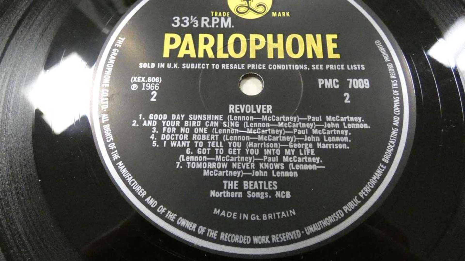 Misprint copy of The Beatles Revolver album and Copy of The Beatles Help album in mono, issued by - Image 2 of 3