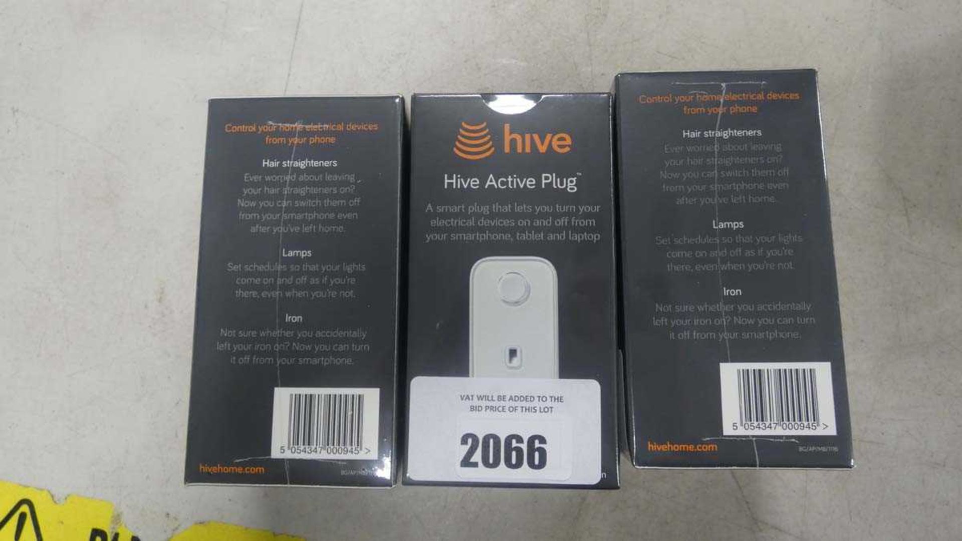 +VAT 3 sealed Hive Active plug units