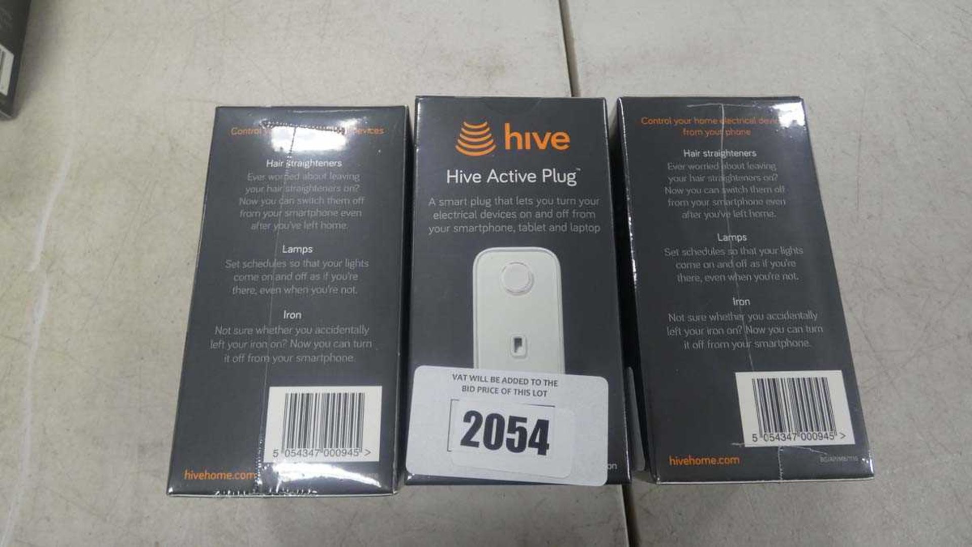 +VAT 3 sealed Hive Active plug units