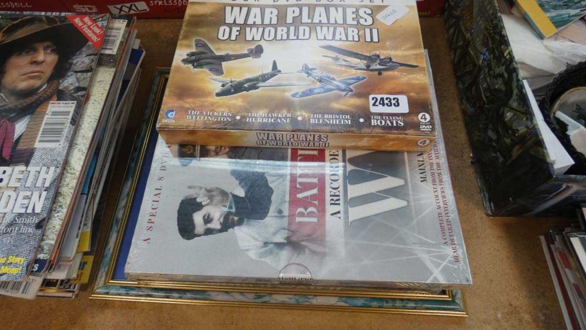 DVD box set War Planes of WWII and other military memorabilia DVD sets