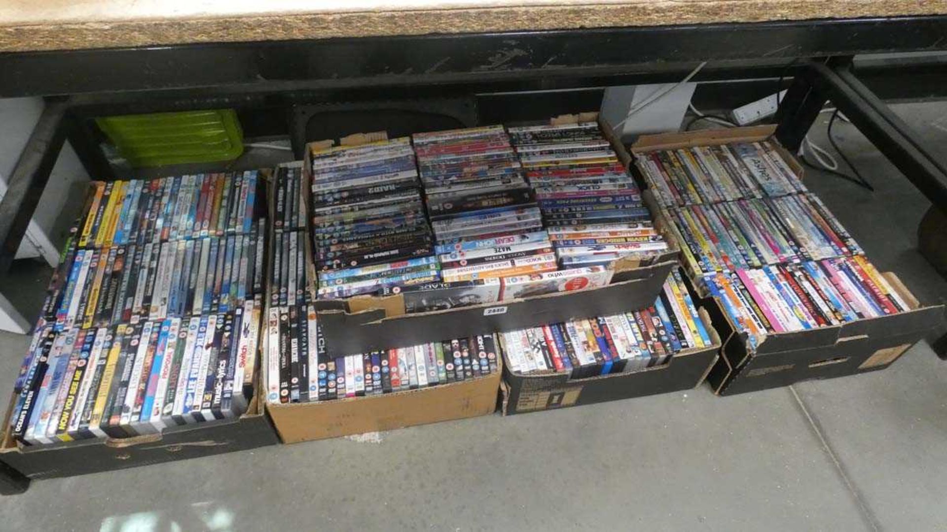 5 trays of DVDs approx. 300 incl. some box sets