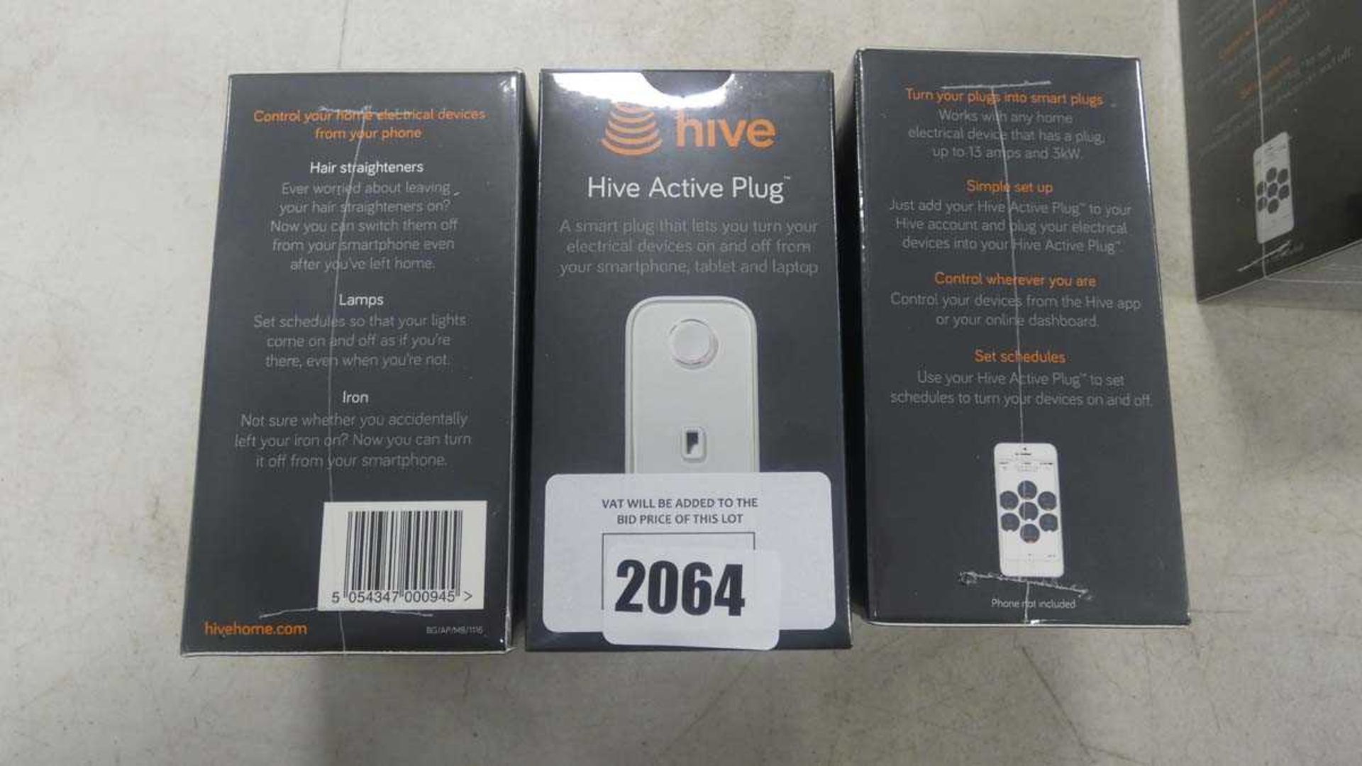 +VAT 3 sealed Hive Active plug units