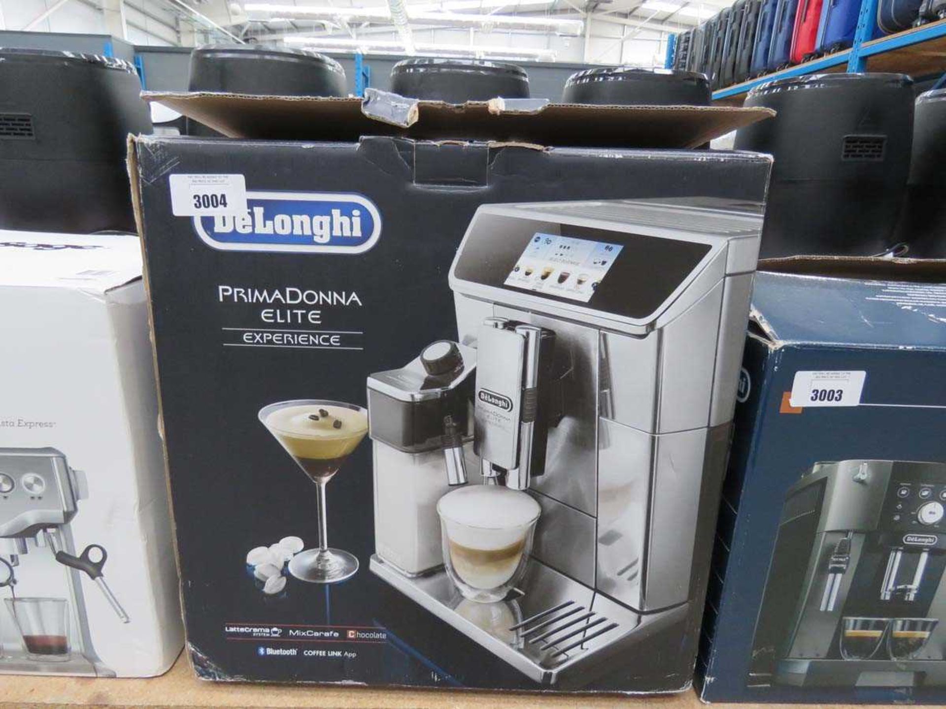 +VAT Delonghi PrimaDonna Elite experience coffee machine