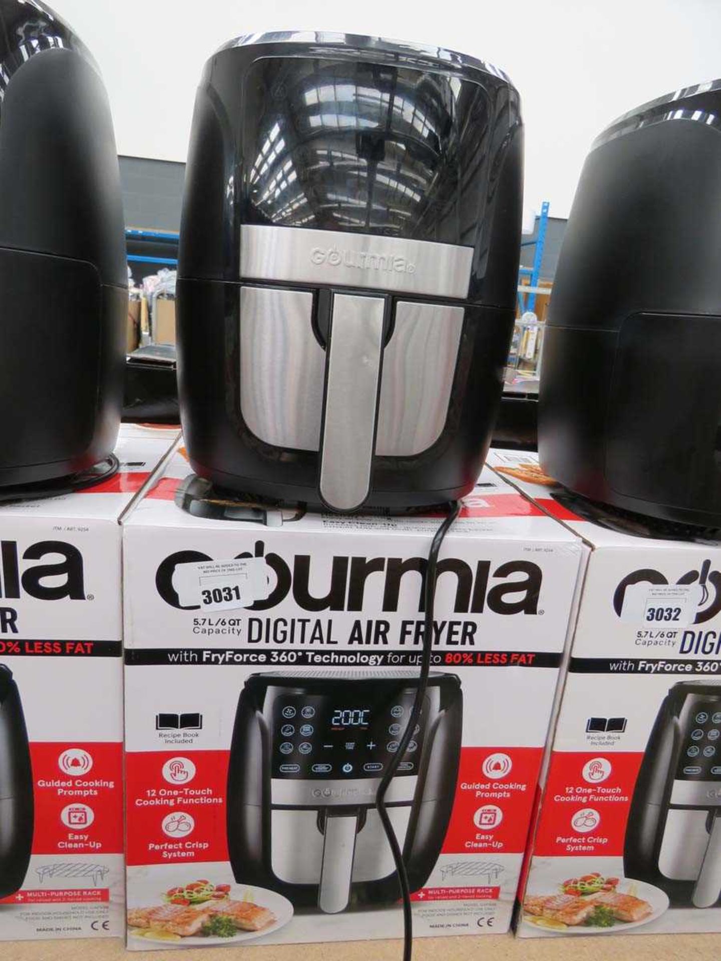 +VAT Gourmia 5.7l digital air fryer