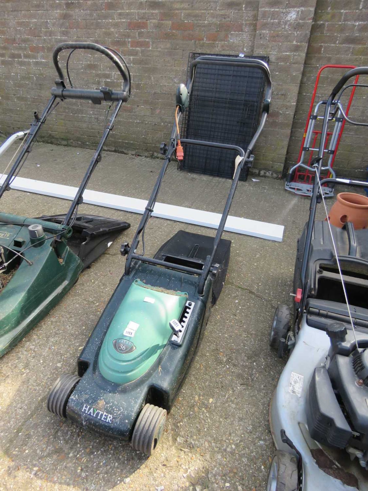 Hayter electric lawn mower