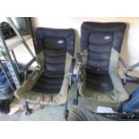 2 Mad Fish folding fishing chairs