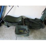 3 mixed size fishing bags