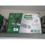 +VAT Boxed Hawksmoor petrol chainsaw