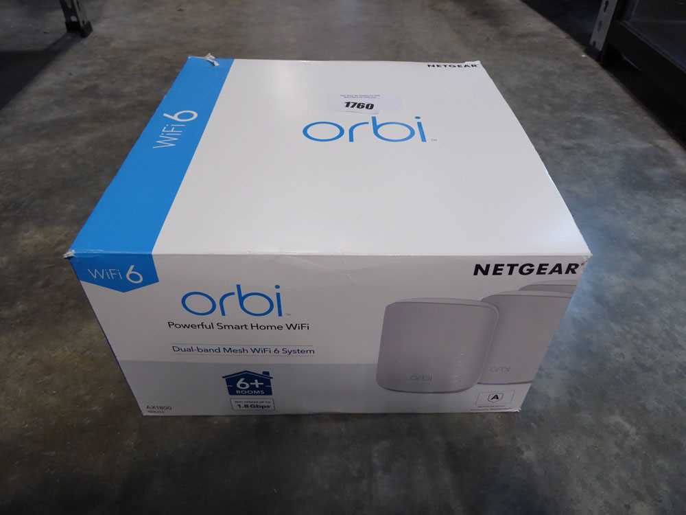 +VAT Net Gear Orbi powerful smart home wifi dual band mesh wifi 6 system