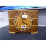 1960s double Florin West Clox mantle clock