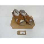 +VAT Will's vegan store huarache footbeds sandals in tan size 41 (Boxed)