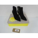 +VAT Boden heeled ankle boots in black suede size 36 (boxed)