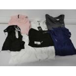 +VAT Ladies Jack Wills hoodie in pink with 2 white La Coste polo shirts, white Under Armour polo