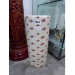 Modern floral ceramic umbrella stand