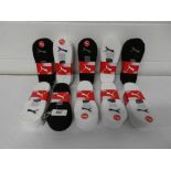 +VAT 10 multi packs of Puma Cool Cell sport socks in mixed sizes