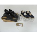 2 pairs of children's shoes to include start rite size UK13F and Clarks size UK9F signs of wear (