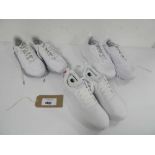 +VAT 3 pairs of trainers to include sketchers in white size UK6, puma in white with glitter size UK8
